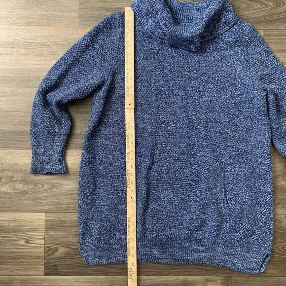 Duluth Trading Co Womens Turtleneck Sweater XXL Cotton Blend Pockets Outdoor - Picture 3 of 8